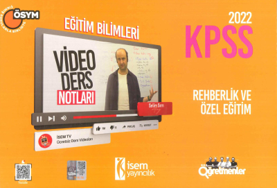 REHBERLİK VE ÖZEL EĞİTİM V. DERS NOTU YKS Fotokopi