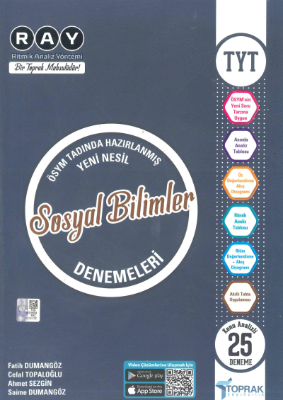 TYT Sosyal Bilimler RAY Konu Analizli 25 Deneme YKS Fotokopi