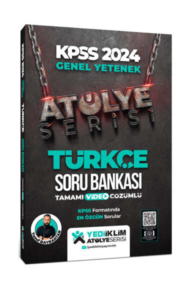 2024 KPSS Atölye Serisi Türkçe Tamamı Video Çözümlü Soru Bankası YKS Fotokopi