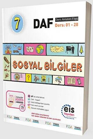 7. Sınıf Sosyal Bilgiler DAF Ders Anlatım Föyü Ders:01-28 Eis Yayınları YKS Fotokopi