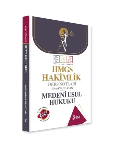 Çıkmış Soru Analizli Medeni Usul Hukuku Hakimlik Ders Notları Yetki Yayınları YKS Fotokopi