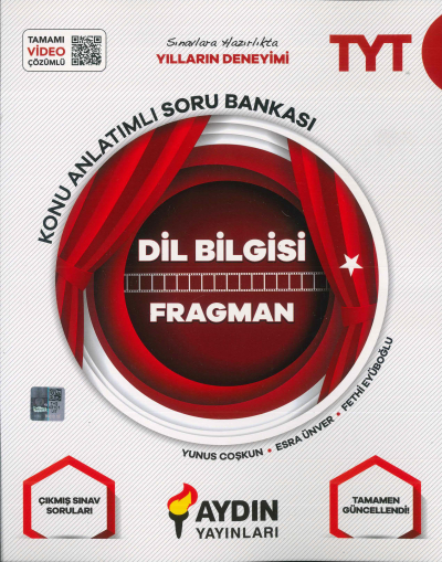 TYT Dil Bilgisi Soru Bankası Aydın Yayınları YKS Fotokopi