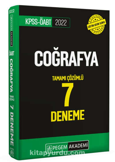 COĞRAFYA TAMAMI ÇÖZÜMLÜ 7 DENEME YKS Fotokopi