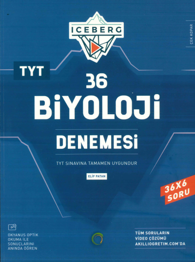 TYT Biyoloji Iceberg 36 Deneme Okyanus Yayınları YKS Fotokopi