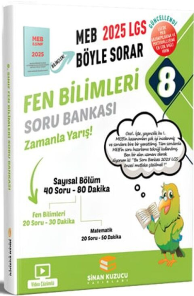 8. Sınıf LGS Fen Bilimleri Soru Bankası Sinan Kuzucu YKS Fotokopi