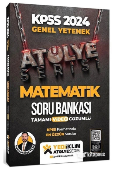 2024 KPSS Matematik Atölye Soru Bankası Çözümlü Yediiklim Yayınları YKS Fotokopi