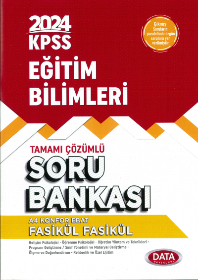 EĞİTİM BİLİMLERİ TAMAMI ÇÖZÜMLÜ SORU BANKASI TÜM DERSLER YKS Fotokopi
