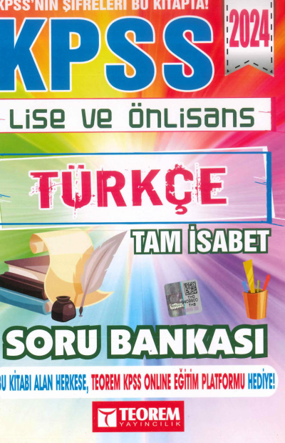 TÜRKÇE TAM İASEBET SORU BANKASI YKS Fotokopi