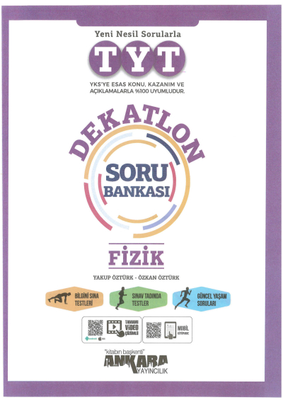 TYT FİZİK DEKATLON SORU BANKASI YKS Fotokopi