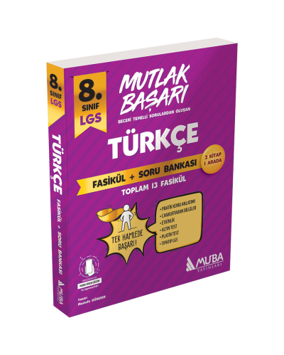 8. Sınıf Türkçe Fasiküller+Soru Bankası Muba yayınları YKS Fotokopi
