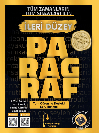 Paragraf İleri Düzey Soru Bankası Edebiyat Sokağı YKS Fotokopi