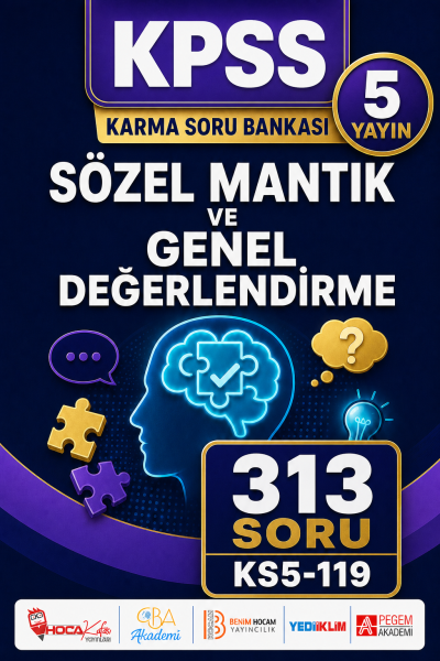Sözel Mantık ve Genel Değerlendirme 5 Yayın 313 Soru YKS Fotokopi