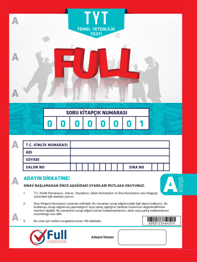 TYT Full Matematik Deneme YKS Fotokopi