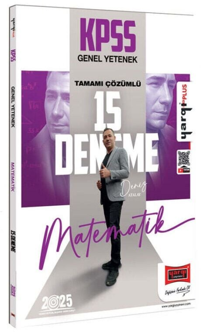 2025 KPSS Genel Yetenek Tamamı Çözümlü Matematik 15 Deneme Yargı Yayınları YKS Fotokopi