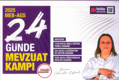 2025 MEB AGS 24 Günde Mevzuat Bilgisi Kampı Hangi KPSS YKS Fotokopi