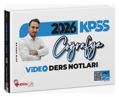 2026 KPSS Coğrafya Video Ders Notları Akın Arslan Hoca Kafası Yayınları YKS Fotokopi