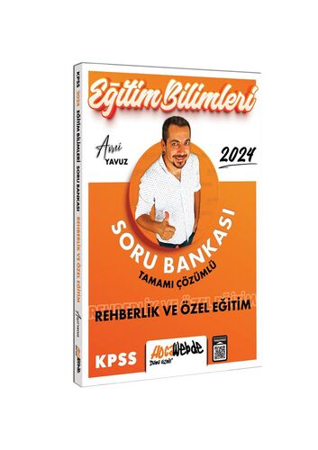 2024 KPSS Eğitim Bilimleri Rehberlik ve Özel Eğitim Tamamı Çözümlü Soru Bankası YKS Fotokopi