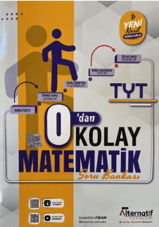 TYT 0'dan Kolay Matematik Soru Bankası Alternatif Yayıncılık YKS Fotokopi