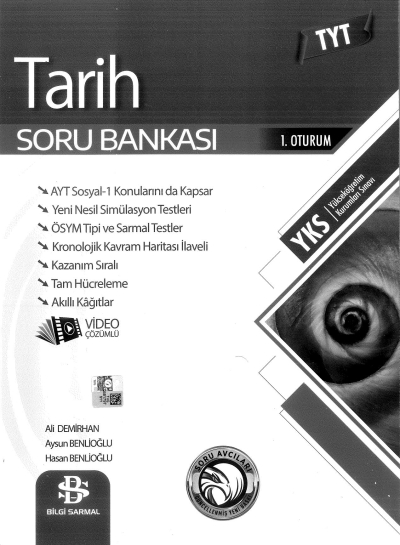 TYT TARİH SORU BANKASI YKS Fotokopi