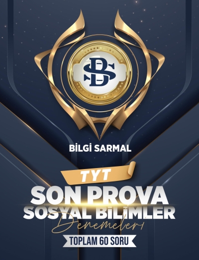 TYT Sosyal Bilimler 60 Deneme Son Prova Bilgi Sarmal Yayınları YKS Fotokopi