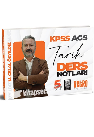 2026 KPSS AGS Genel Kültür Tarih Ders Notları Retro Yayıncılık YKS Fotokopi