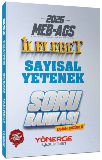 2026 MEB-AGS Sayısal Yetenek İlelebet Soru Bankası Çözümlü Alparslan Doymuş Yönerge Yayınları YKS Fotokopi