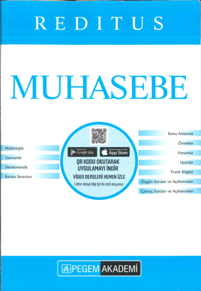 REDİTUS MUHASEBE SORU BANKASI ÇÖZÜMLÜ YKS Fotokopi
