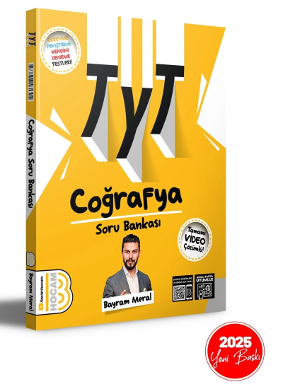 2025 TYT Coğrafya Tamamı Video Çözümlü Soru Bankası Benim Hocam Yayınları YKS Fotokopi