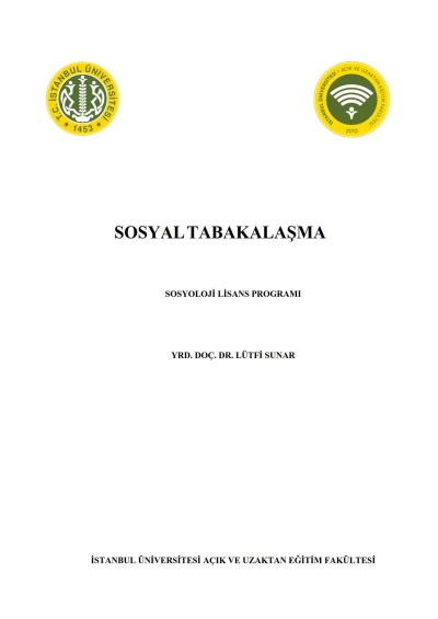 Sosyal Tabakalaşma YKS Fotokopi