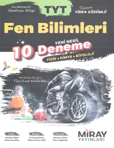 2021 TYT Fen Bilimleri 10x20 Deneme YKS Fotokopi