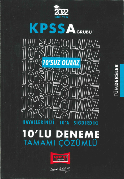 10'SUZ OLMAZ 10'LU DENEME TAMAMI ÇÖZÜMLÜ (TÜM DERSLER) YKS Fotokopi