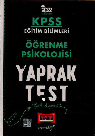 ÖĞRENME PSİKOLOJİSİ YAPRAK TEST YKS Fotokopi