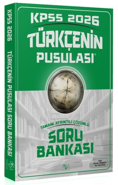 2026 KPSS Türkçenin Pusulası Soru Bankası Çözümlü CBA Yayınları YKS Fotokopi