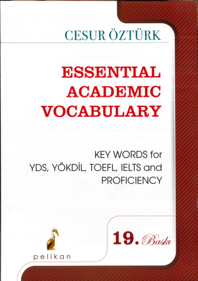 Essential Academic Vocabulary Cesur Öztürk YKS Fotokopi