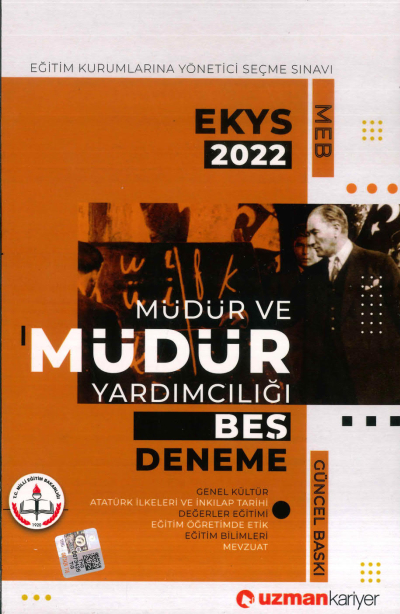 MÜDÜR VE MÜDÜR YARDIMCILIĞI 5 DENEME YKS Fotokopi