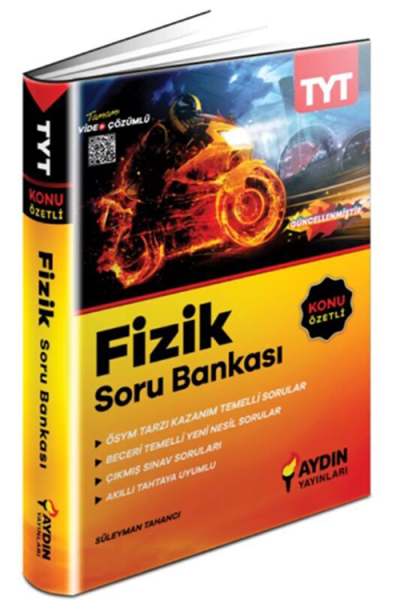 TYT Fizik Konu Özetli Soru Bankası Aydın Yayınları YKS Fotokopi