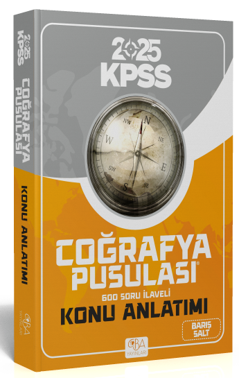 2025 KPSS Coğrafya Pusulası Konu Anlatımlı CBA Akademi YKS Fotokopi