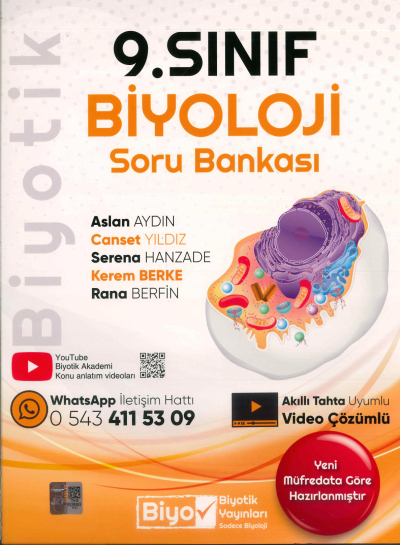 9. Sınıf Biyoloji Soru Bankası Biyotik Yayınları YKS Fotokopi