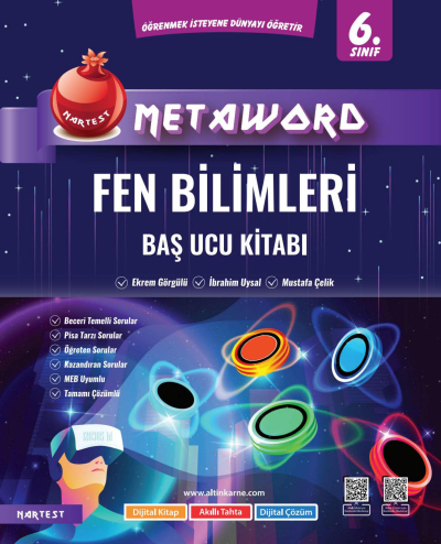 6. Sınıf Metaword Fen Bilimleri Nartest Yayınevi YKS Fotokopi