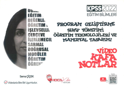 PROGAM SINIF MATERYAL VİDEO KAFA NOTLAR YKS Fotokopi