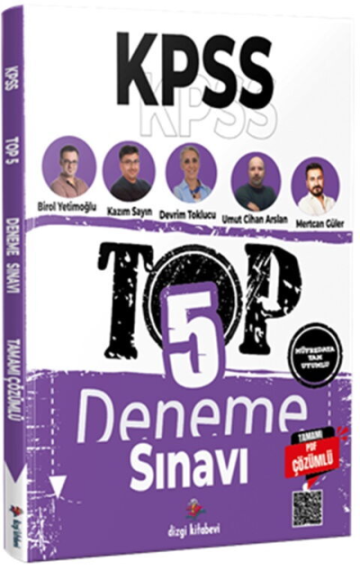 2026 KPSS TOP 5 Tamamı PDF Çözümlü Fasiküller Halinde 5 Deneme Sınavı Dizgi Kitap YKS Fotokopi