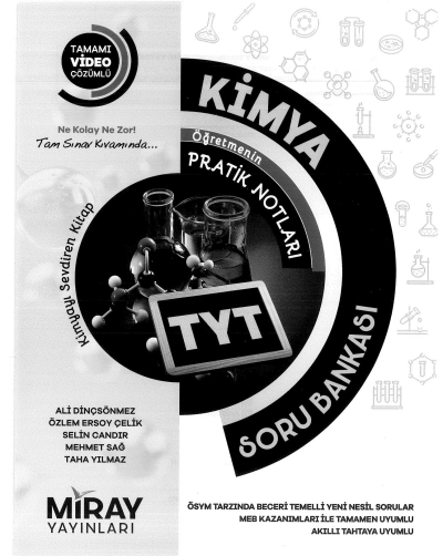 TYT KİMYA ÖĞRETMENİN PRATİK NOTLARI SORU BANKASI YKS Fotokopi