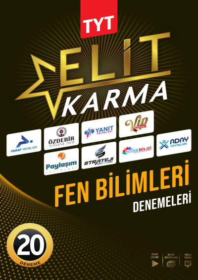 TYT Fen Bilimleri Elit Karma 20 Deneme Video Çözümlü Paraf Yayınları YKS Fotokopi