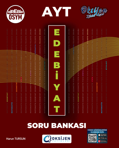 AYT Edebiyat Soru Bankası YKS Fotokopi