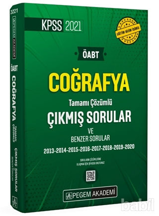 COĞRAFYA TAMAMI ÇÖZÜMLÜ ÇIKMIŞ SORULAR VE BENZER SORULAR (2013-2021) YKS Fotokopi