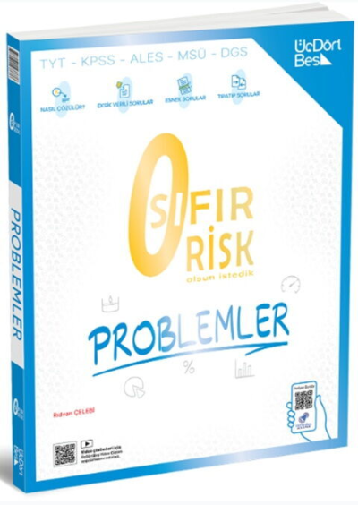 Sıfır Risk Problemler ÜçDörtBeş Yayınları YKS Fotokopi