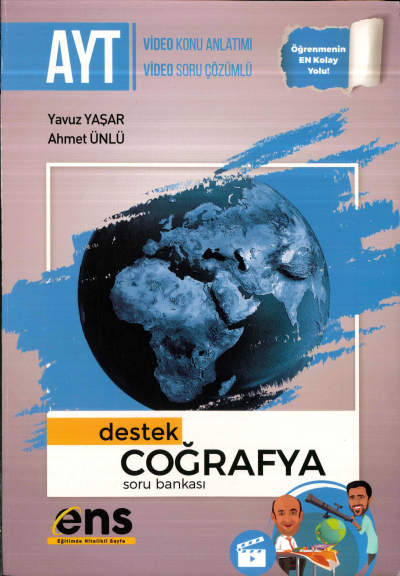 AYT COĞRAFYA DESTEK SORU BANKASI YKS Fotokopi