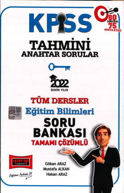 TAHMİN SORULAR EĞİTİM BİLİMLERİ TÜM DERSLER SORU BANKASI ÇÖZÜMLÜ YKS Fotokopi