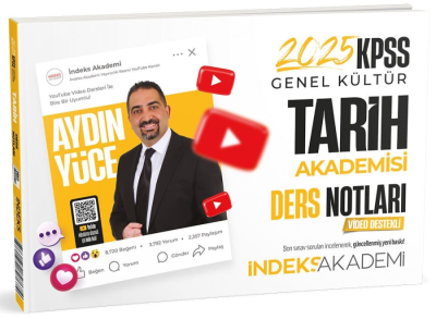 İndeks Akademi 2025 KPSS Tarih Akademisi Video Ders Notları