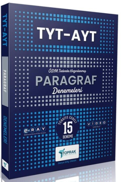 TYT AYT Paragraf Deneme Toprak Yayıncılık YKS Fotokopi